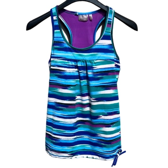 Athleta Tops - Athleta Racerback Swim or Athletic Tank Adjustable Waist Tie Size Medium